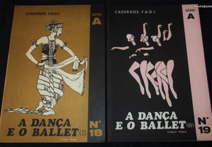 Livro A Dança e o Ballet I e II Tomaz Ribas Cadernos FAOJ