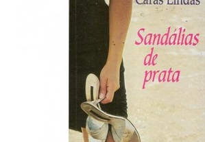 Sandálias de Prata ( portes gratis )