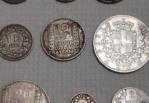 colecção de moedas