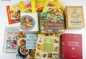 Livros antigos de Cozinha