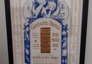Ourivesaria Aliança "Porto" 1933 Publicidade