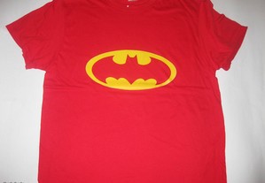 T-shirt com piada/Novo/Embalado/Vermelha/Modelo 1