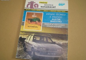 Livro RTA manual Austin Maestro automóvel estudo
