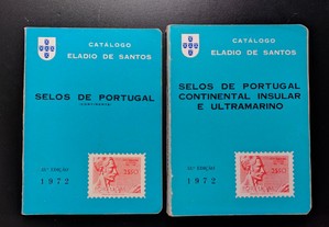 Lote 2 Catálogos Eládio de Santos - 1972