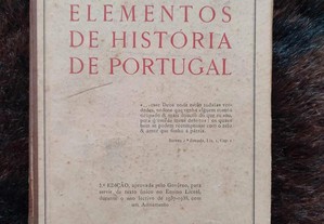 Elementos de História de Portugal - Alfredo Pimenta (raro)