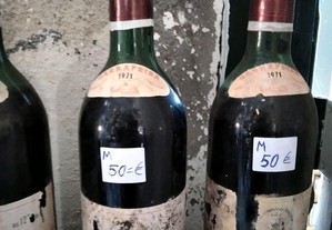 Garrafas de vinho antigas