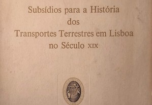 Subsídios para o estudo dos transportes de Lisboa