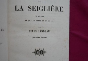 Sandeau, Jules. Mademoiselle LA SEIGLIÈRE. 1852
