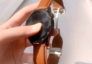 Bracelete Pele 22mm Fecho Magnético