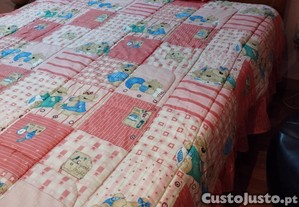 Colcha como nova de solteiro