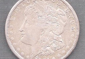 Moeda USA - Morgan Dollar 1921 Prata