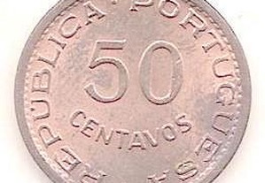 Moeda Timor - 50 Centavos 1970