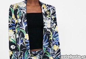 Blazer estampado da Zara