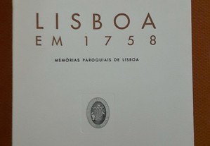Lisboa em 1758 Memórias Paroquiais de Lisboa