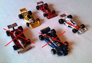 Fórmula 1 Miniaturas F1 escala 1/32-1/36 sem caixa