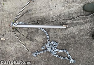 ncora em inox para fundo de pedra
