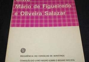 Livro Correspondência entre Mário de Figueiredo e Oliveira Salazar