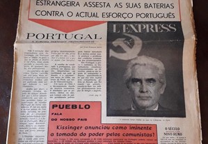 Jornal Heraldo Álvaro Cunhal Fevereiro 1975 Raro