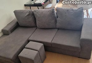 Sofá Chaise Long - Feira dos Sofas