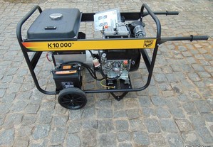 Gerador K10000 de 10Kwa a Diesel com motor Lombar