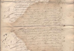Manuscrito Alcobaça - propriedades da família de Manuel Salema de Andrade