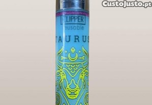 Isqueiro de bolso Clipper recarregvel Taurus (signo Touro)