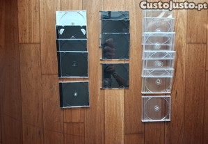 17 Caixas para CD`s / DVD`s