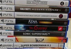 Jogos ps5 como novos