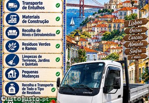 Transporte de Entulho, Resíduos, Material de Construção