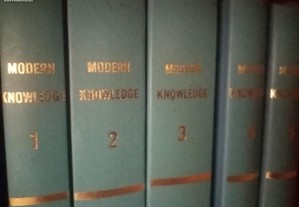livros: "Modern knowledge" (cinco volumes)
