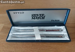 Conjunto esferogrfica e lapiseira SILVERMATCH