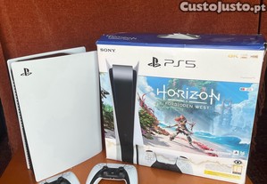 Consola Ps5 com 2 comandos + Jogos ( bónus )