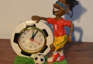 Relógio de Mesa Bob Marley Jogador de Futebol