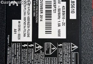 Tv lg 42lb5610 ecra partido