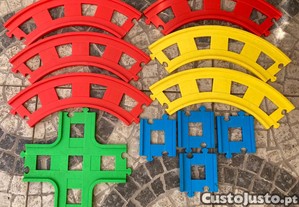 Pista de Comboio (Ferrovia) - 11 Peças