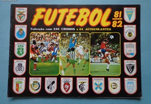 Caderneta de cromos vazia de futebol Futebol 81/82
