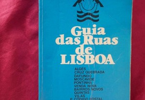 Guia das Ruas de Lisboa. 16 Edição. Livraria Prog