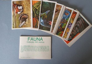 Cromos da caderneta Fauna - Francisco Más