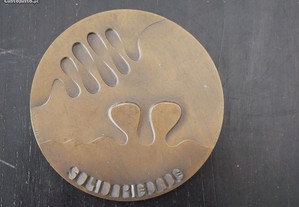 Medalha em bronze, Solidariedade. Açores.1/7/1980