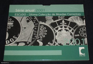 Série anual 2001 ESCUDO Última Colecção de Moedas Correntes INCM