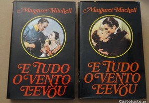 "E Tudo o Vento Levou" de Margaret Mitchell - 2 Volumes