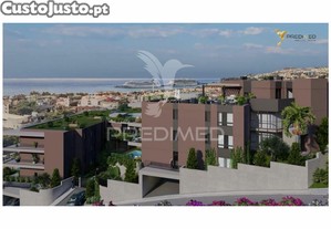Apartamento t2 com terraço vista mar no funchal