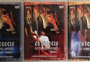Antologia do Terror Japonês - Série 2 - Vol.1, 2, e 3 - 3 DVDs
