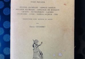 Oeuvres Complétes, vol. 1 - Platon, Platão. ed. Émile Chambry, Garnier, 1959