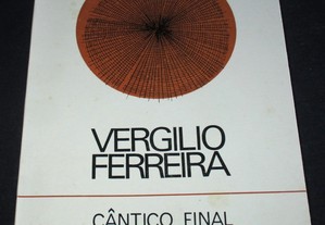 Livro Cântico Final Vergílio Ferreira 2ª edição 1966