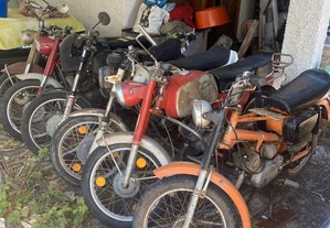Várias motorizadas 50cc (Casal e Sachs de vários modelos)