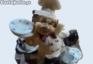 Boneco Cozinheiro em resina