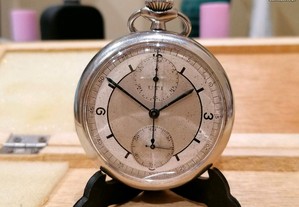 Relógio de bolso antigo cronografo UTI monopusher