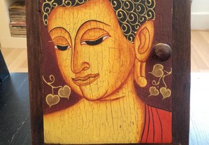 Moldura Nova em madeira maciça pintada à mão (Bali)