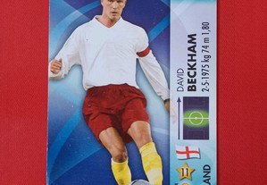 Carta Panini David Beckham Mundial 2006